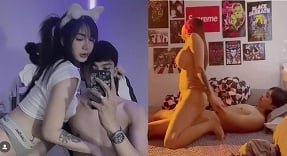 Красивая девушка полна груди с очаровательной лошадью