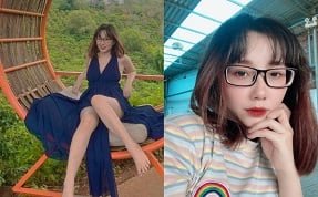 Tiktoker Thanh Hang Loves Hot Vights с большими собаками